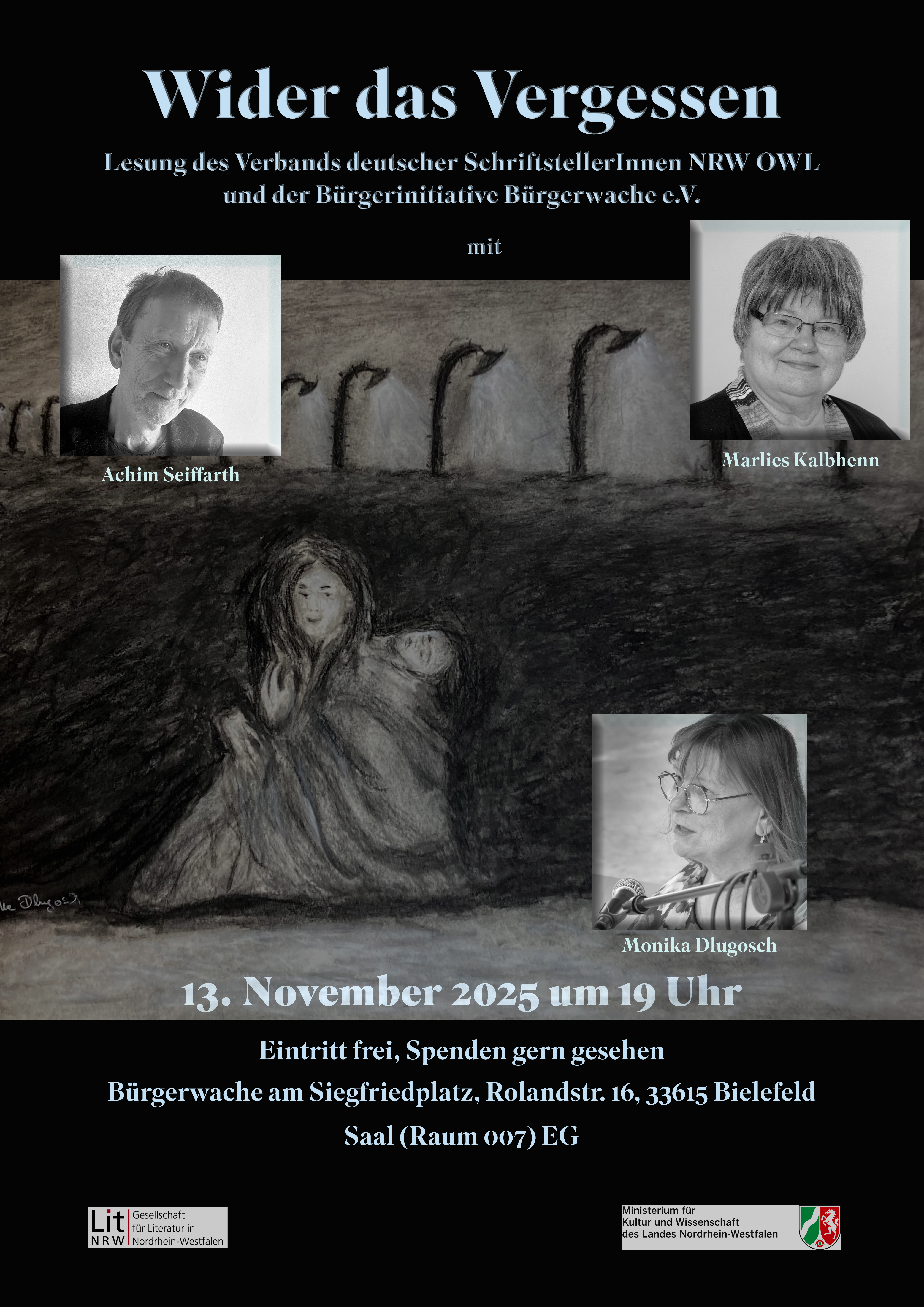 Lesung Kulturwache Bielefeld 13.11.2025